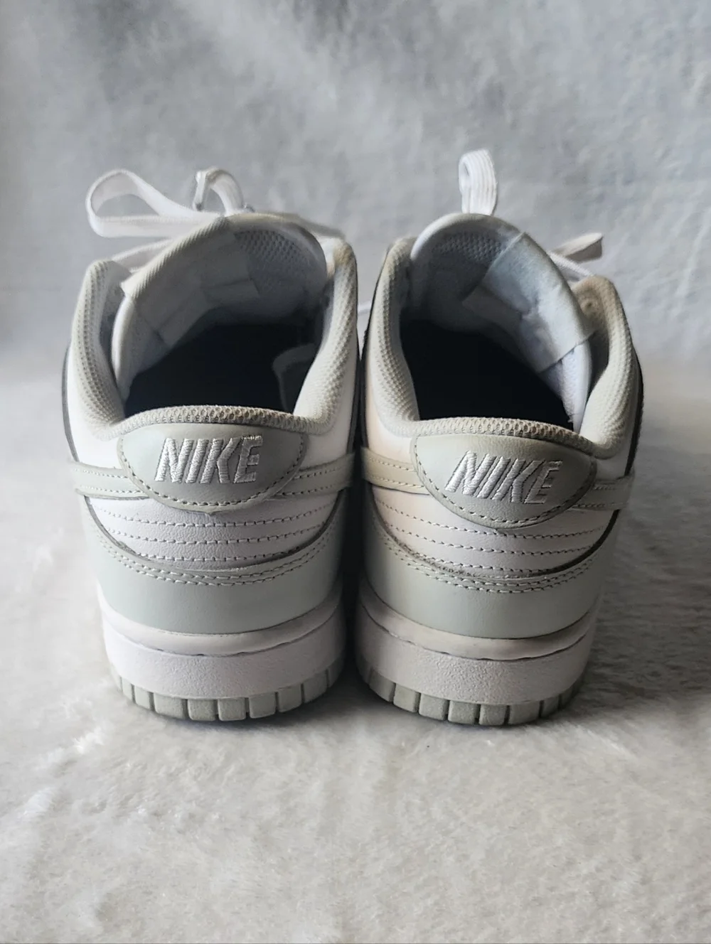 Nike Photon White and Grey Dunks